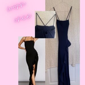 Windsor navy blue maxi dress